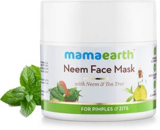 Mamaearth Neem Face Mask with Neem and Tea Tree for Pimples and Zits, 100 ml