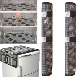 YELLOW WEAVES Refrigerator  Cover