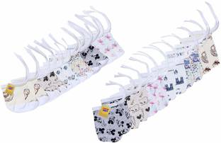 Fareto New Born Baby Combo Of Booty & Mittens(Set Of 6)