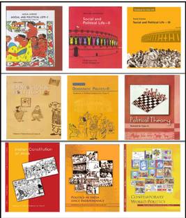 NCERT Political Science Textbook Combo Set VI-XII – 9 Booklets (English Medium)