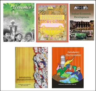 New NCERT Textbook Economics Combo Set 9th To 12th English Medium (5 Booklets)