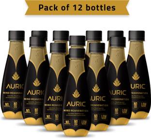 Auric Mind Rejuvenation Ayurvedic Juice, Low Calorie, No Added Sugar For Calmness, Pack of 12-Each 250ML