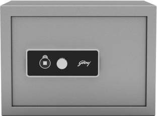Godrej Forte Pro 15 Litres for Home & Office with Mechanical Key Lock - Grey Safe Locker