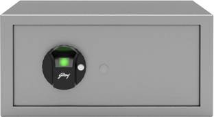 Godrej Forte Pro 20 Litres for Home & Office with Optical Finger Print Sensor - Grey Safe Locker