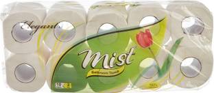 Mist Ultra Soft Clean Care Embossed 2 ply Toilet tissue Paper Toilet Paper Roll