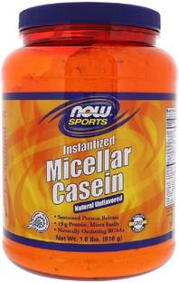 Now Foods Sports, Micellar Casein, Instantized, Natural Unflavored, 1.8 lbs (816 g) BCAA