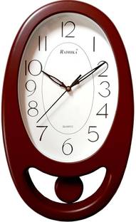 Radhika Analog 39 cm X 24 cm Wall Clock