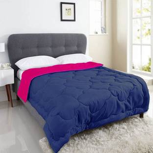 I WISH Solid Single Comforter for  Heavy Winter