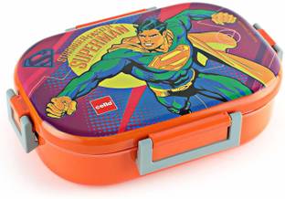 cello FEAST DELUXE SUPERMAN 2 Containers Lunch Box