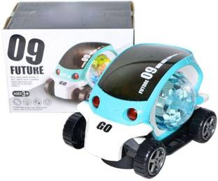 SALEOFF Musical 09 Future Car BUMP ‘N’ GO Toy With 360 Degree Rotation & 4D Lights27