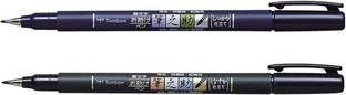 Tombow Tombow Fudenosuke Brush Pen 2 Pens Set Calligraphy
