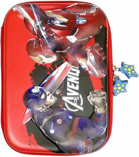 Prezzie Villa Pack of 1 Avenger Pencil Case Superhero Art EVA Pencil Box
