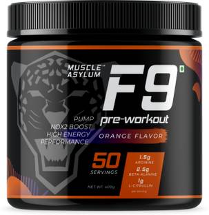 Muscle Asylum F9 Pre-Workout - 50 Servings BCAA
