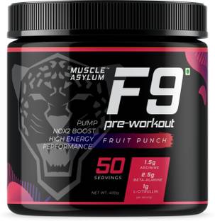 Muscle Asylum F9 Pre-Workout - 50 Servings BCAA