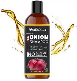 Vedlekha Premium RED ONION OIL Herbal Shampoo For Hair Growth