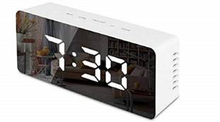 CASEMANTRA Digital White Clock