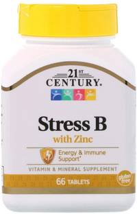 21st Century Stress B, with Zinc, 66 Tablets