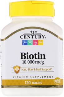 21st Century Biotin, 10,000 mcg, 120 Tablets