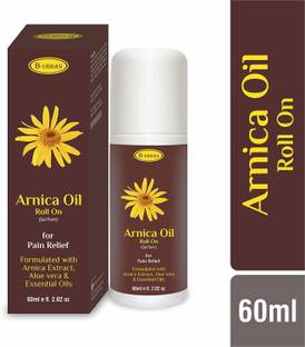 B-Urban Arnica Roll On - 100% Pure, Natural & Undiluted - Arnica Essential Oil Convenient Roll on, supports Fast relief, 60 ML (PACK OF 1)