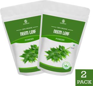 Wostoo 100% Natural Neem Leaf Powder For Face Pack And Hair Pack -100g (Pack of 2)