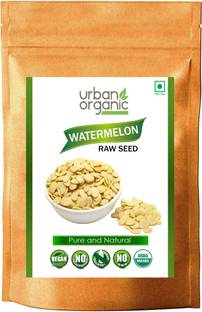 Urban Organic Watermelon Seeds/Tarbuj Magaz (Peeled RAW Seeds) for Protein,Fiber,Vitamins,Iron etc. (1 Kg Pack) Seed