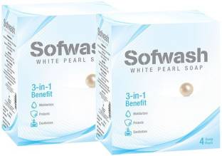 sofwash White Soap 3-in-1 Benefit Moisturizes , Protects , Deodorises