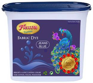 flexon Dye Powdered Fabric Dye (JEANS BLUE)