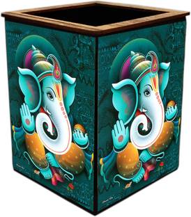 Poster N Frames 1 Compartments wooden pen stand