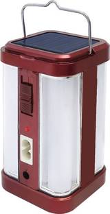 FIRSTLIKE 4 Tube 360 Degree Extra Bright with Electric & Solar Rechargeable 7 hrs Lantern Emergency Light