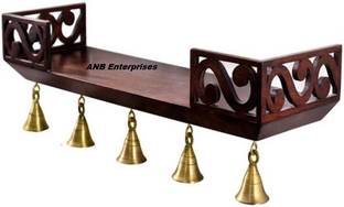 ANB Enterprises Wall shelf Bell Temple Solid Wood Home Temple
