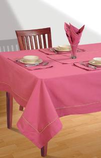 SWAYAM Solid 4 Seater Table Cover