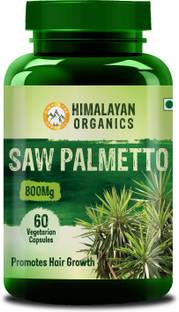 Himalayan Organics Saw Palmetto Extract Capsules for Hair Growth | 800mg