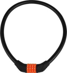 SHOPONIX Steel Cable 4 Digits Bicycle Number Lock for Bicycles, Bikes, Helmet, Luggage Cycle Lock