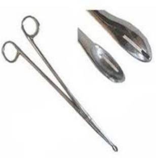Agarwals Ovum Forcep Medium Cup Straight(Pack Of 1)$%^&58962jkl Fragment Forceps