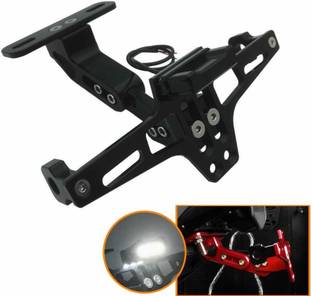 acube mart Tail Tidy Fits All Motorcycles Bike Number Plate ajustable with led Bike Number Plate