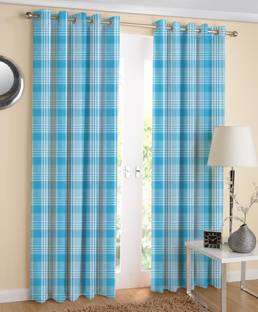 AIRWILL 153 cm (5 ft) Cotton Window Curtain (Pack Of 2)