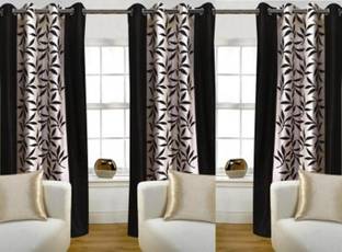 Flipkart SmartBuy 152 cm (5 ft) Polyester Window Curtain (Pack Of 3)