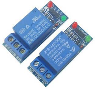 Technical hut 2 Pieces 5v Single channel Relay Module For Projects Micro Controller Board Electronic Hobby Kit