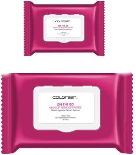 COLORBAR Wipes-On The Go Makeup Remover Wipes 30 pc (pack of 2) Makeup Remover