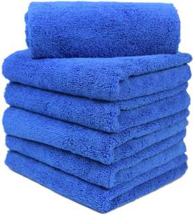 Sheen Blue,30X40CM,250GSM,PK6 Wet and Dry Microfiber Cleaning Cloth