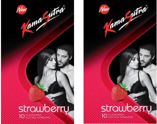 KS Strawberry Flavour Condom Condom