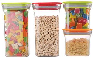 Analog Kitchenware Polypropylene Tea Coffee & Sugar Container  - 1100 ml, 550 ml