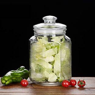 GLASSBAR Glass Grocery Container  - 2000 ml