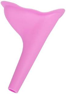 OXGENTA Solid Pink - Lightweight Travel Urination Device Camping Toilet Women Urinal Funnel - Stand Up & Pee Reusable Female Urination Device