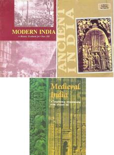 Modern India , Ancient India , Medieval India (3 Books) For Competitive Examination