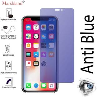 MARSHLAND Tempered Glass Guard for Apple iPhone X, Anti blue