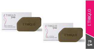 ETHIGLO Skin Lightening Soap with Kojic Acid, Glycolic Acid for radiant skin