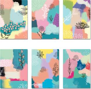 Doodle Floral Fuse Note Cards Greeting Card