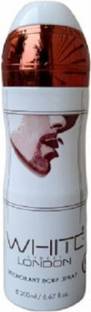 St. Louis White London Deodorant Body Spray 200ML Deodorant Spray  -  For Men & Women