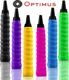 Optimus ® Onex Pack of 6 Multipurpose Racquet Overgrip Tape Racket Grip Tape-(PU)Mix Color Cushtac